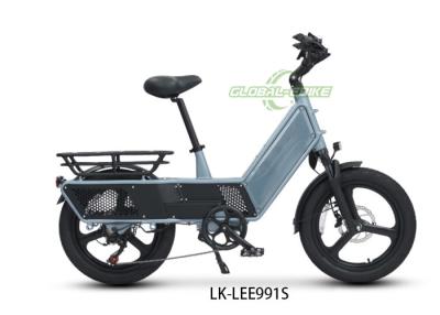 China Electric Cargo Bike Durable 6061 Aluminum Alloy Frame 48V 500W Motor Advanced Suspension Fork 20 for sale