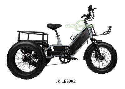 China Cargo EBike robusto 48V 500W Motor de eixo traseiro 6061 Alumínio Alumínio Frame LCD Display 80-100km alcance à venda