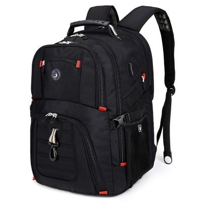 China LOGO Extra Large Travel Backpack Customized Durable With USB Port Travel Charging Bag With Solar System for sale