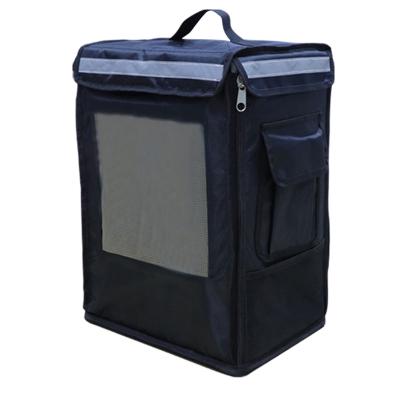 China New Insulated LED Display Screen Insulated Large Cooler Backpack Storage Takeaway Food Delivery Bag for sale