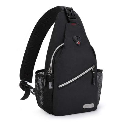 China Portable Factory LOGO Unisex Casual Sling Backpack Custom Increasing Daypack Travel Outdoor Sports Women Men Shoulder Chest Cross - Body Bag for sale