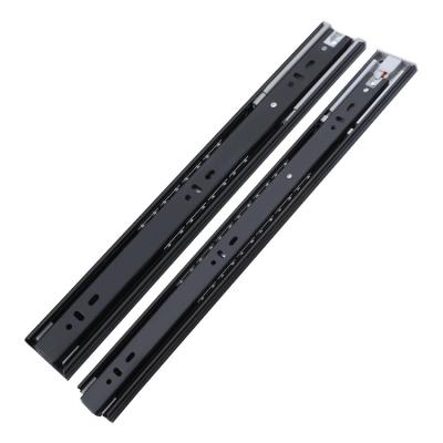 China Modern Decorative Hardware 45mm Soft Closing Drawer Slide Channel Drawer Slides for sale