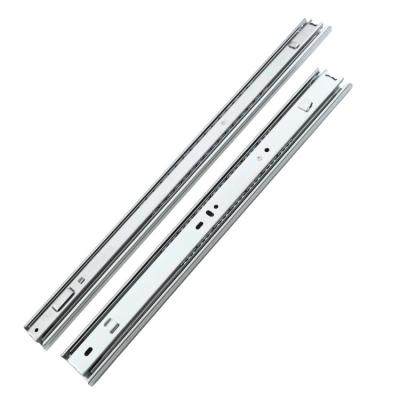 China Modern Full Extension 37mm 45mm Drawer Slide Furniture Hardware Ball Bearing Slide With Hook for sale