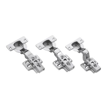 China Manufacturer Modern Adjustable Clip On 3D Soft Closing Hardware Kitchen Furniture Cabinet Hydraulic Hidden Hinge for sale