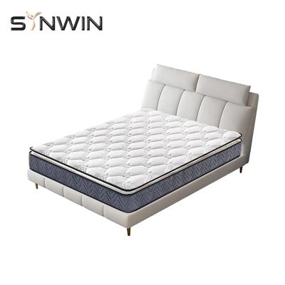 China Modern single queen size customized roll in air inner fiber box bonnell spring comfort filling cheap orthopedic mattress for sale