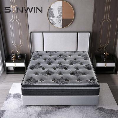 China Wholesale Massage Latex Supplier Hotel 3zone Pocket Coil Comfort Spring Bed Free Gold Mattress for sale