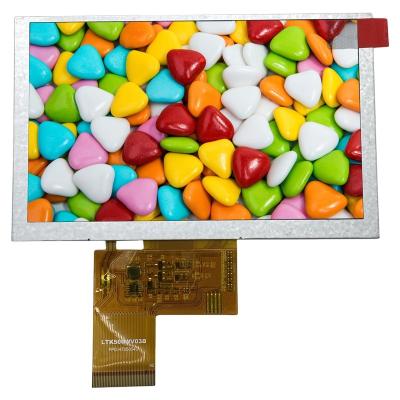 China 5 Tn Inch LCD Display Module With 800x480 Resolution 24 Bit RGB Interface With 5.0 Tft LCD Display Module 400 Nits for sale