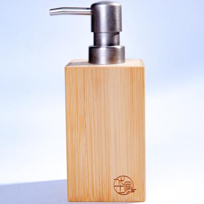 China Clear Soap Bottle Pump Factory Manufacture Multi Function Lotion Shampoo Bamboo Pumps Bottle for sale