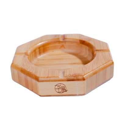 China Quality Exquisite Art Office Ashtray Creative Guaranteed Bamboo Custom Gift for sale