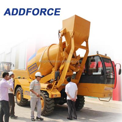 China automatic gun concrete mixer --Addforce LT3500 3.5m3 for sale