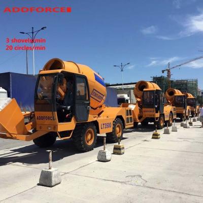 China mini self loading concrete mixer --Addforce LT3500 5.3m3 for sale