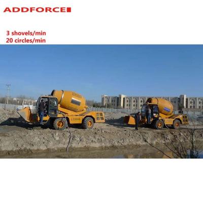 China motorcycle concrete mixer--Addforce LT3500 5.3m3 for sale