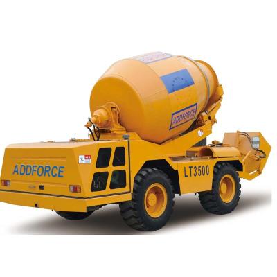 China Construction worksÂ   Addforce Mini Self Loading Concrete Mixer Truck LT3500 for sale