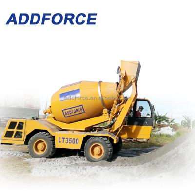 China 5.3m3 Front Shovel Self Loading Concrete Mixer for sale