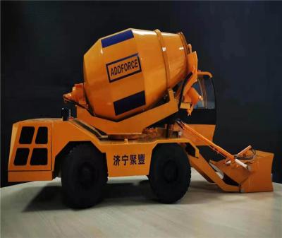 China Addforce Retail Mobile Self Loading Concrete Mixer LT3500 Model With 270 Degree Rotation for sale