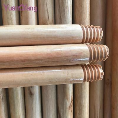 China Sustainable Cleaning Products Varnish Wood And Wood Tool Handles With Wood Broom Handle for sale