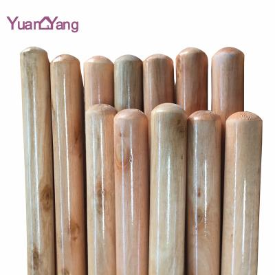 China Good quality viable professional polish maker broom handle wooden broom stick for sale