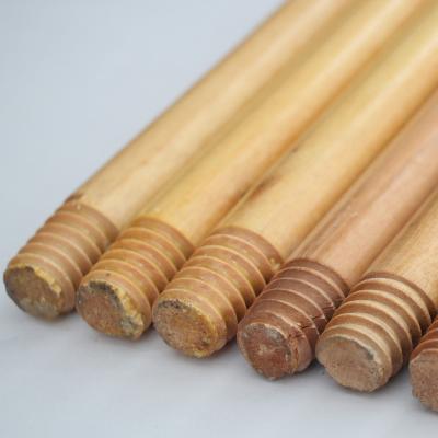 China Viable Varnish Extendable Wooden Stick Broom Handle Brooms and Wooden Broom Stick Manufacturer for sale