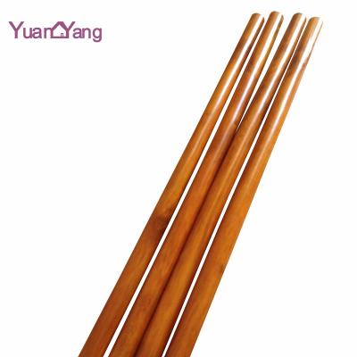 China Sustainable Hot Selling Italian Wire Eucalyptus Varnished Wooden Broom Sticks Wipe Handle With High Quality for sale