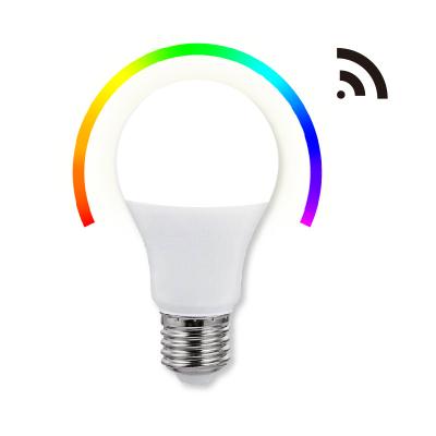 China 7W 9W E27 A60 Residential Foco LED RGB WiFi Color Changing Light Bulb Smart Home Lighting for sale