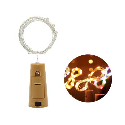 China Copper Wiring String Table Light Decorative Desktop Copper Cable Vacation Lighting Bottle Cork Light String for sale