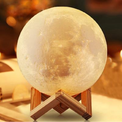 China Modern Faucet Low Voltage Kids Baby 3D Luna Starry Sky Night Light Remote Control Lamp for sale