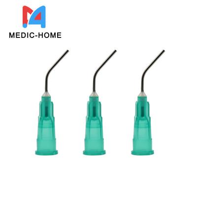 Chine Dental Disposable Luer Lock Blunt Pre-Bent Irrigation Needle 18-25g Kind Needle Hook à vendre