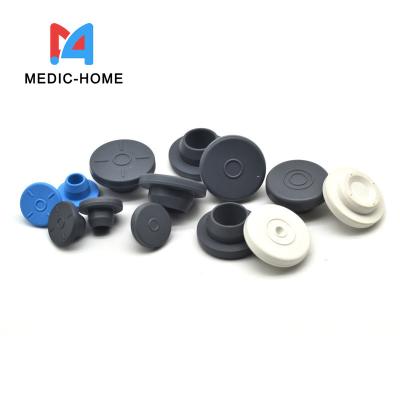 China 13mm 20mm grey Halogenated Butyl Rubber Stopper Pharmaceutical Packaging Te koop