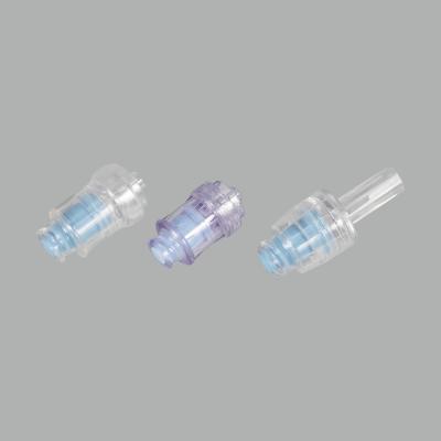 China Silica Gel Infusion Set Accessories with H Type Needle Free Connector and Needleless Valve en venta