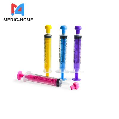 中国 Feeding Syringe Disposable 3ml Oral Syringe with Single PE Package OEM Logo Printing 販売のため