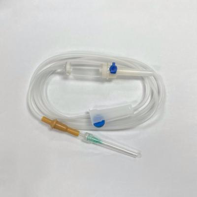 China Guarantee Period Five Years Supply Medical Disposable Luer Lock IV Set with 21g Needle à venda