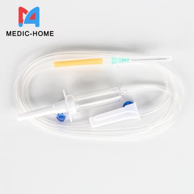 China Ethylene Oxide Sterilization Disposable Luer Slip Luer Lock Infusion Set for Adult à venda