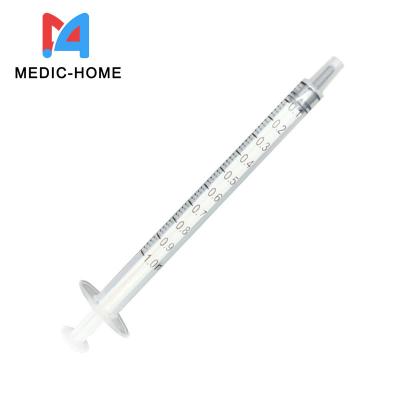 中国 Group All Customization Customized Request 3 Part Disposable Plastic Syringe with Needle 販売のため