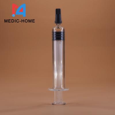 中国 Medic-home CC55-4 1ml Disposable Glass Prefilled Syringe CE ISO with/Without Cap Needle 販売のため