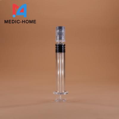 China OEM Logo Printing 2.25ml Prefilled Syringe with Glass Material Plunger and Barrel Te koop