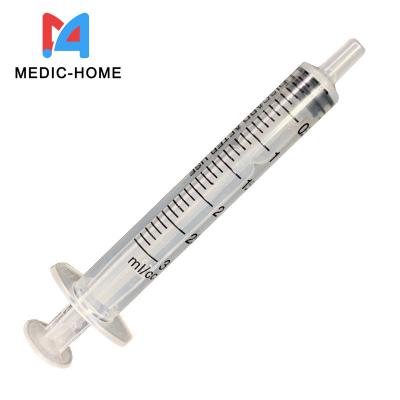 中国 Transparent Medical Single 3ml Luer Slip Syringe with Good Service and Latex-Free 販売のため