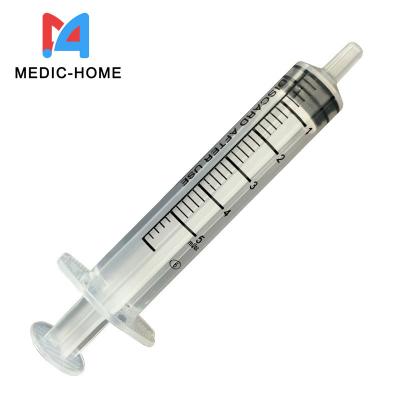 中国 Plastic Luer Slip Syringe with CE and ISO 5ml Needleless Disposable Supply Customization 販売のため