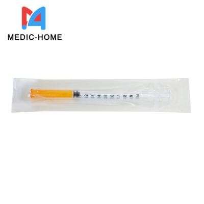 China Low Dead Space Medical 1ml Disposable Injector with and Within Your Budget à venda