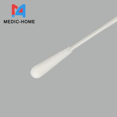 中国 White Disposable Rayon or Flocked Individual Package Oral or Nasal Swabs for Medical 販売のため