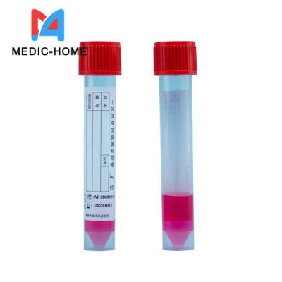 Cina Medical Multiuse Transport Tube Sample 5ml Safety Standard T/CTA1-2015 Customization in vendita