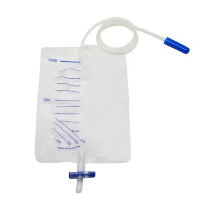 China CE ISO Urine Collector Bag  1000ml 2000 Ml Urinary Drainage Bag à venda