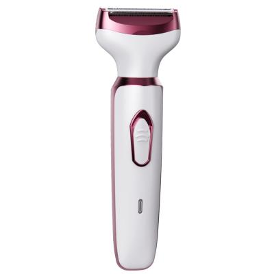 Cina 4 in 1 trimmer elettrico per donne gambe braccia ascelle bikini linea e faccia bianca in vendita