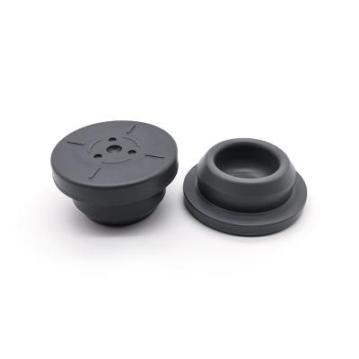 China black Halogenated Butyl Rubber Stopper For Injection for sale