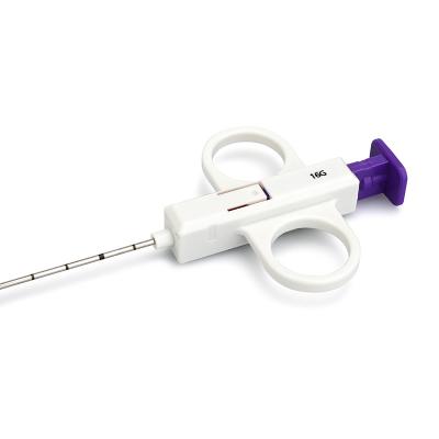 China 16G 160mm Disposable Medical Semi Automatic Biopsy Needle with Coaxial Supplier for sale