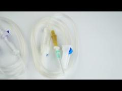 Luer Slip / Luer Lock Connector Disposable Sterile IV / Infusion Set In Plastic Material