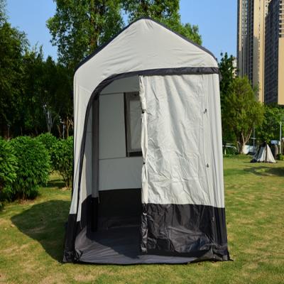 China Hot Selling Double Toilet Shower Tent Comfortable Breathable Family Travel Inflatable Straight Tying Type Air Kitchen Tent for sale