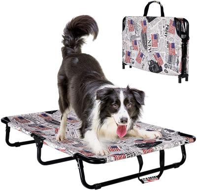 China Hot Selling Wholesale Portable Folding Removable Cover Pet Bed Cats Dogs Cats Dogs High Cradle Hot Selling Indoor Outdoor Luxury Multilayer High Cradle for sale