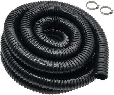 China Wholesale Hose Easy Carry Home Portable Flexible PVC Corrugated Fresh Water RV Drain Hose Tubing for sale