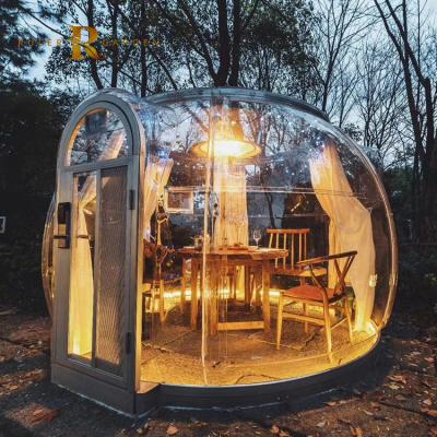 China Customized luxury permanent transparent dome small bar hotel igloo design home restaurant outdoor tent for sale