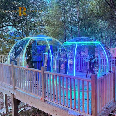 China Customized Clear Design High Security PC Glamping Cottage Garden Bubble Dome Kids Camping Tent for sale